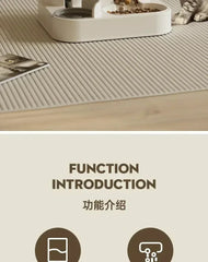 Automatic Feeder Dog Cat Food Bowl with Water Fountain - Large Capacity Pet Food Storage Dispenser Container for Puppies and Cats