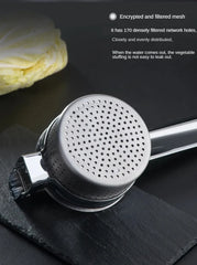 Stainless Steel Vegetable Dehydrator - Kitchen Gadget for Squeezed Vegetables, Stuffed Dumplings, and Cabbage Preparation