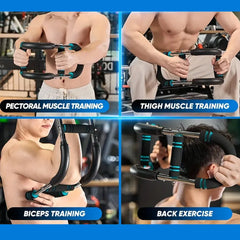 40kg U-Shape Hand Gripper Strengths Twister Arm Trainer Power Twister Bar Fitness Equipment for Men and Women Home Workout