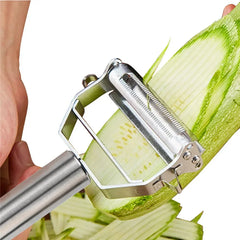 Stainless Steel Multifunction Peeler and Julienne Grater - Kitchen Tool