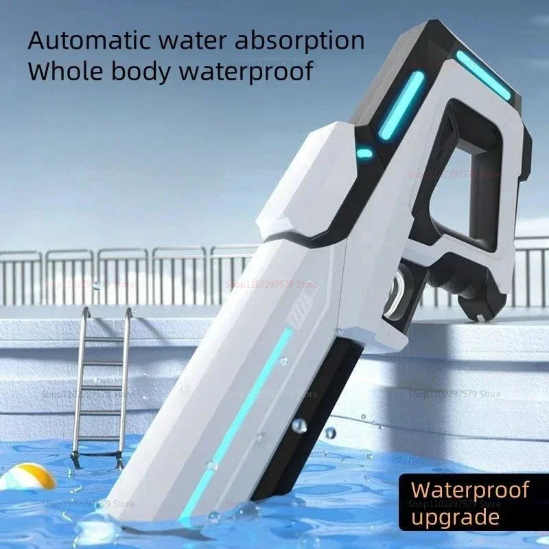 2025 New Automatic Water Absorbing Electric Water Gun for Kids & Adults – Outdoor Beach, Pool, Swim Summer Toy