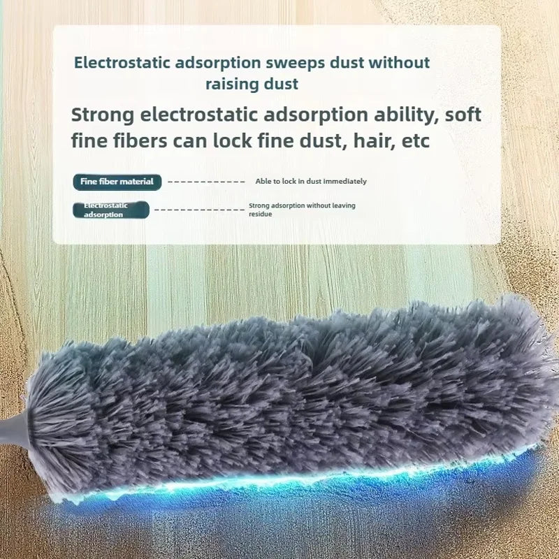 Retractable Dust Duster - Household Furniture and High Ceiling Cleaning Portable Duster