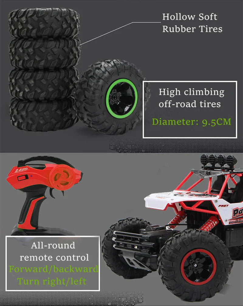 1:12 1:16 4WD RC Car 2.4G Radio Control Car Buggy - Off-Road Remote Control Cars Trucks for Boys & Children