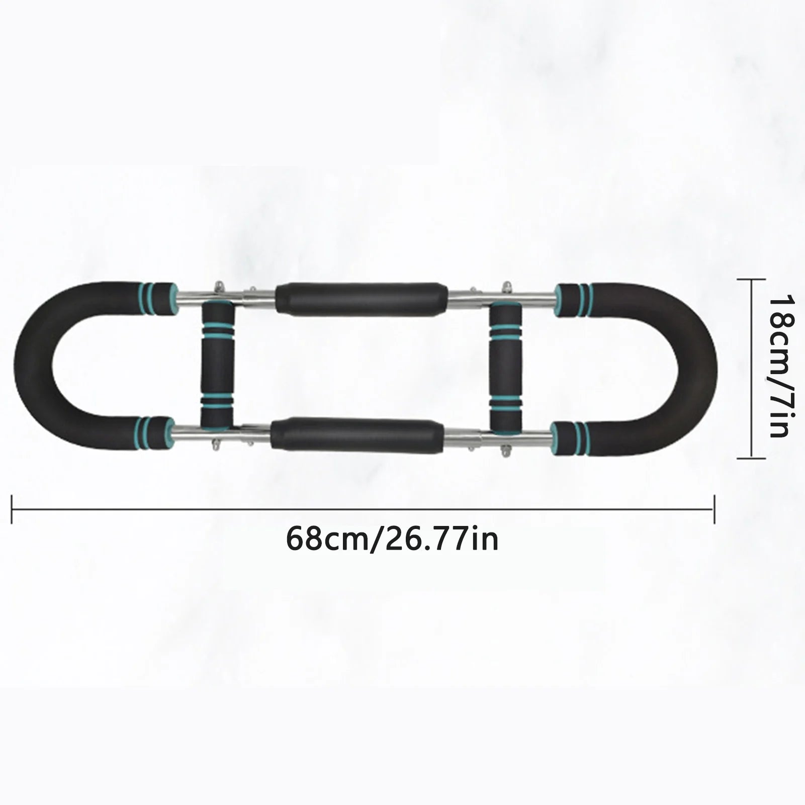 40kg U-Shape Hand Gripper Strengths Twister Arm Trainer Power Twister Bar Fitness Equipment for Men and Women Home Workout