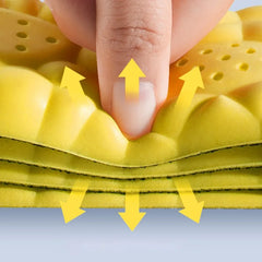 4D Cloud Technology Sports Insoles – Soft, Breathable, Shock-Absorbing Orthopedic Cushion for Running Shoes