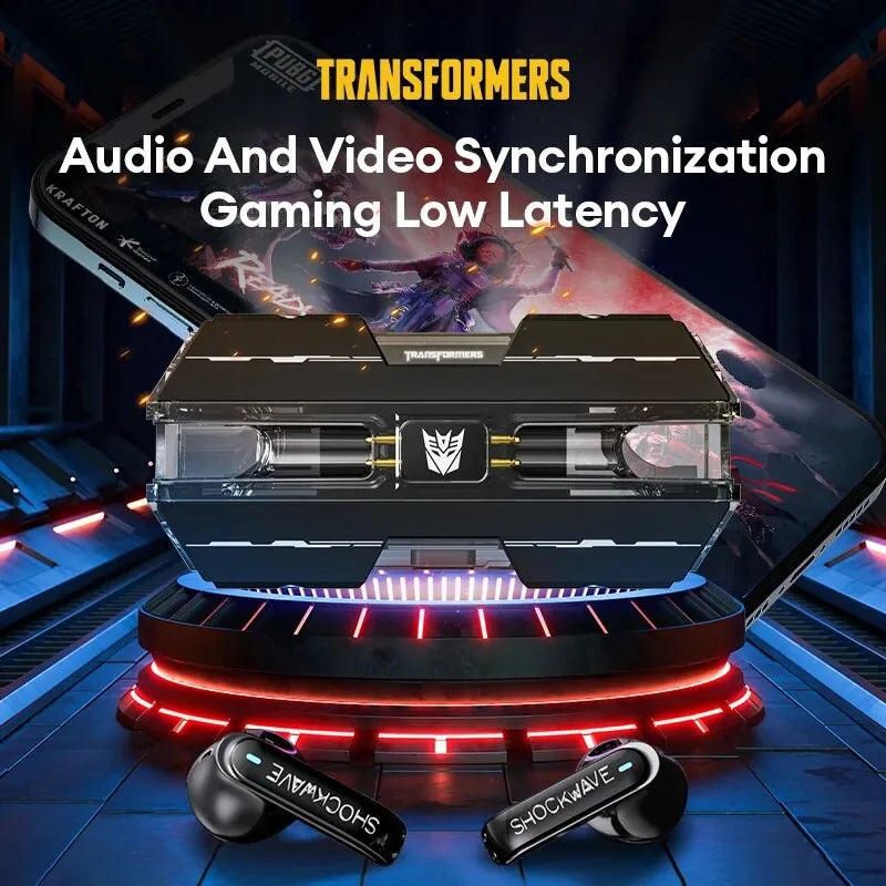 Choice Transformers TF-T01 Wireless Bluetooth Earphones Headphones Outdoor Sports Headset 5.3 With Touch Control Muisc Earbuds