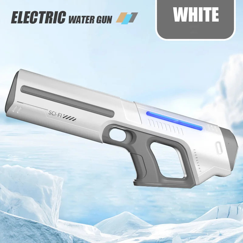 2025 New Automatic Water Absorbing Electric Water Gun for Kids & Adults – Outdoor Beach, Pool, Swim Summer Toy