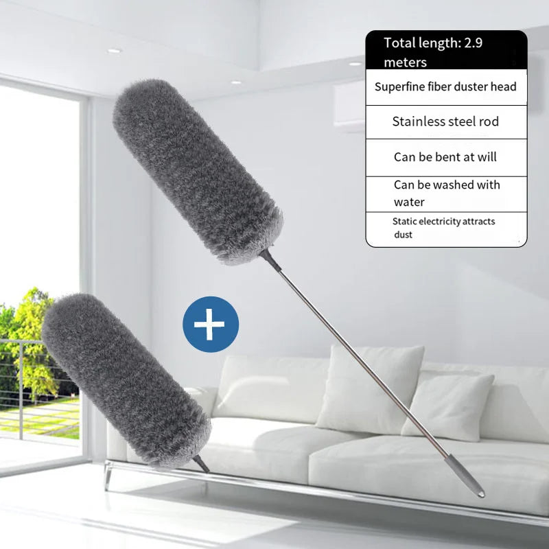 Retractable Dust Duster - Household Furniture and High Ceiling Cleaning Portable Duster