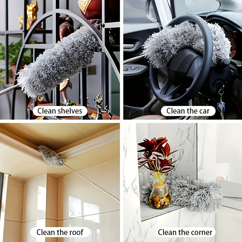 Retractable Dust Duster - Household Furniture and High Ceiling Cleaning Portable Duster