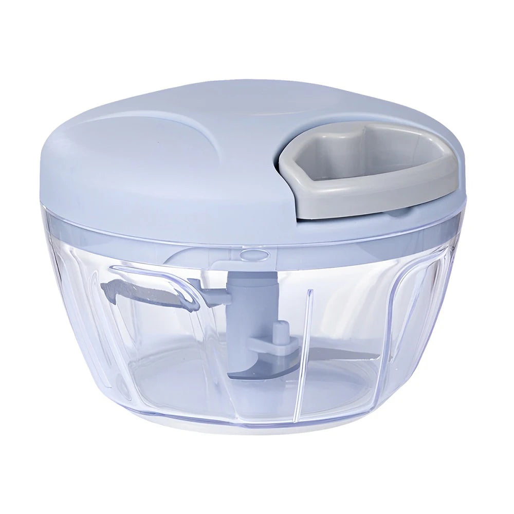 Home Kitchen Manual Ginger Grinder - Multifunctional Food, Vegetable Cutter & Meat Grinder with 500ml/900ml Capacity