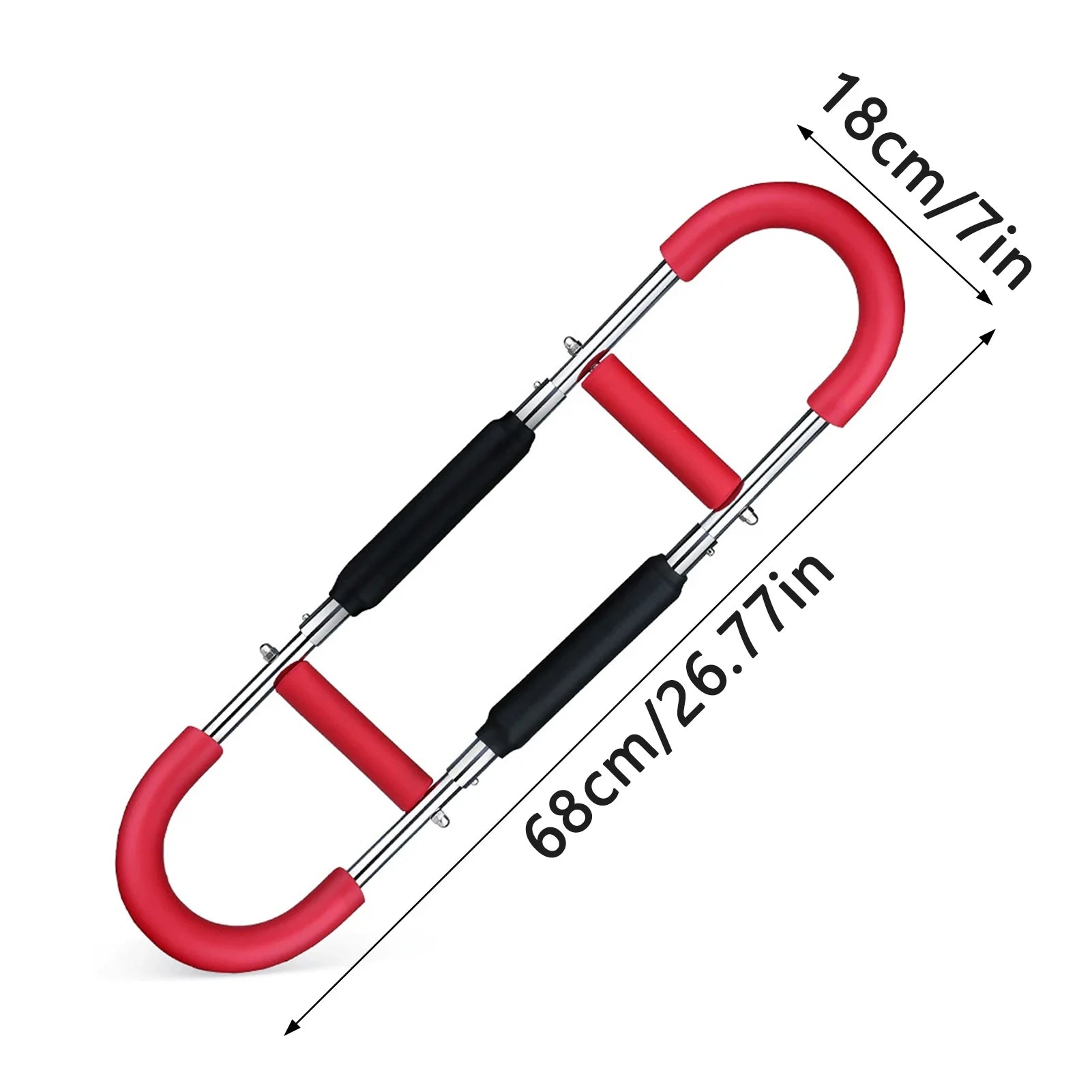 40kg U-Shape Hand Gripper Strengths Twister Arm Trainer Power Twister Bar Fitness Equipment for Men and Women Home Workout