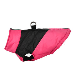 Cozy Puppy Clothes Winter Windproof Jacket Coat - Warm Solid Pet Zipper Costumes for Small and Medium Dogs and Cats