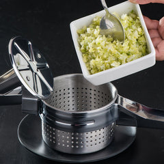 Stainless Steel Vegetable Dehydrator - Kitchen Gadget for Squeezed Vegetables, Stuffed Dumplings, and Cabbage Preparation
