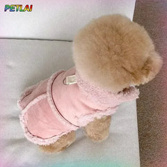 Dog Cute Vest Clothes Jacket Accessories Small Dog Luxury Autumn Winter Medium Dress Soft Pet Clothing Designer Coat Home