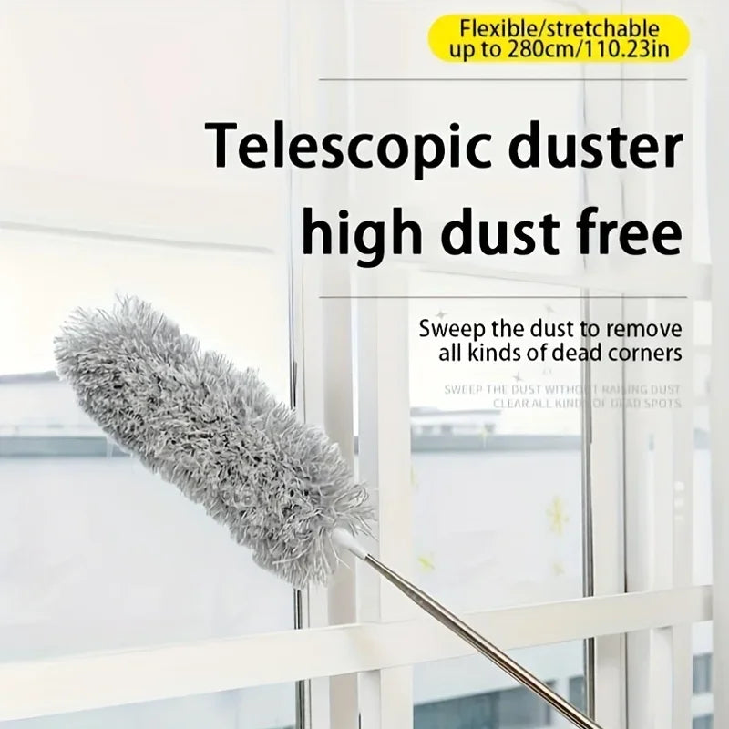 Retractable Dust Duster - Household Furniture and High Ceiling Cleaning Portable Duster