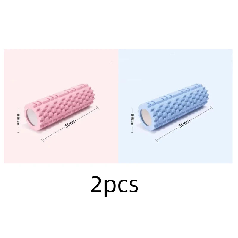 30cm Foam Column Muscle Relaxation Training Pilates Yoga Fitness Massage Foam Roller Grid Trigger Point Therapy Home Exercise