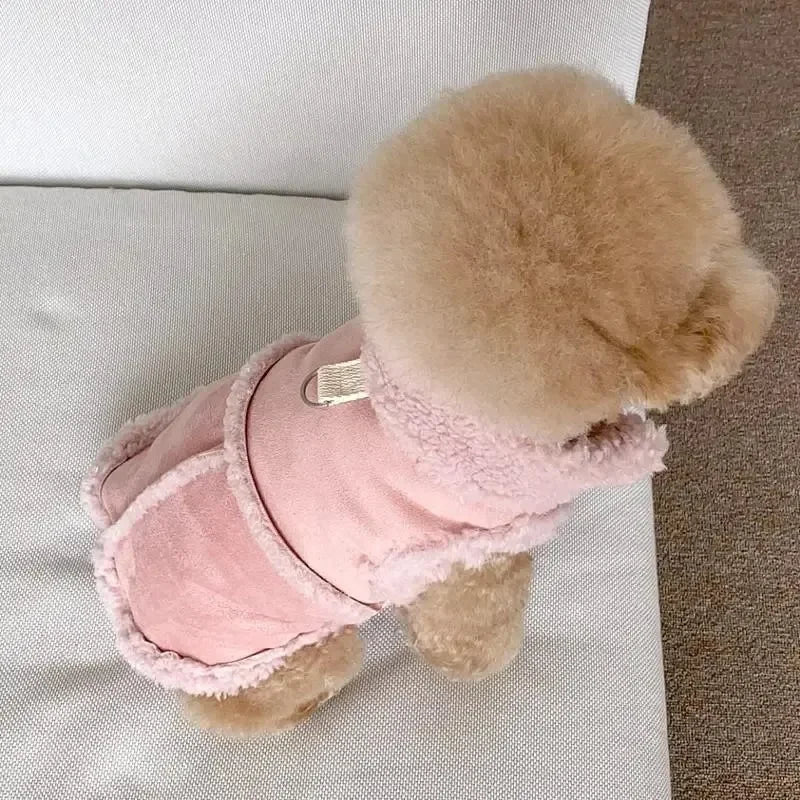 Dog Cute Vest Clothes Jacket Accessories Small Dog Luxury Autumn Winter Medium Dress Soft Pet Clothing Designer Coat Home