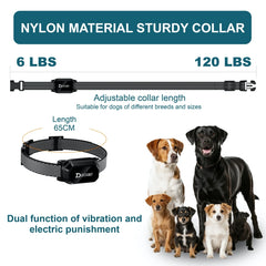 800m Digital Dog Training Collar - Waterproof Rechargeable Remote Control Pet Collar with LCD Display for All Sizes