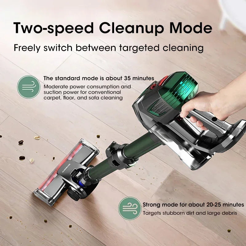 15kPa Folding Wireless Vacuum Cleaner Handheld Powerful Suction LED Light 35min Use Home Floor Cleaner Mite Removal for Turkey