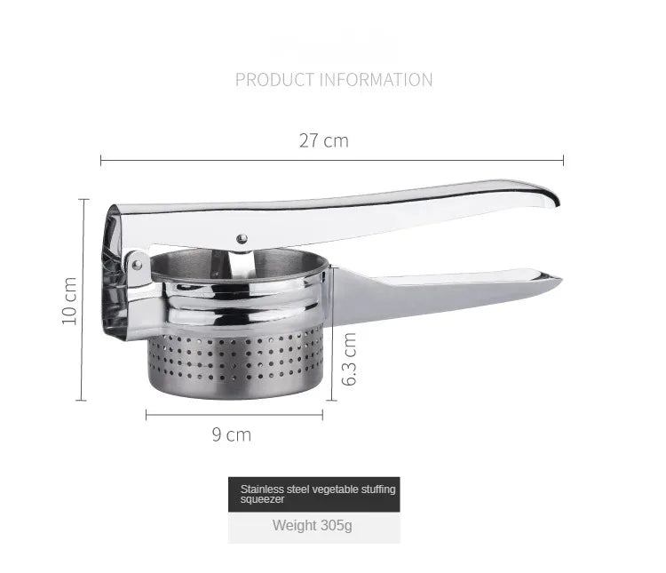 Stainless Steel Vegetable Dehydrator - Kitchen Gadget for Squeezed Vegetables, Stuffed Dumplings, and Cabbage Preparation