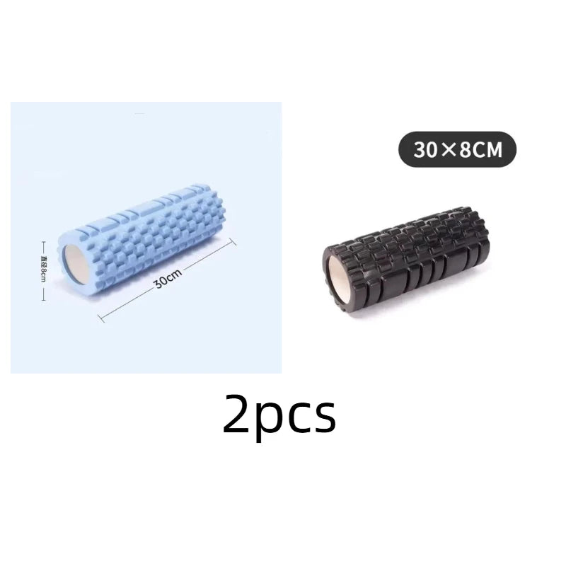 30cm Foam Column Muscle Relaxation Training Pilates Yoga Fitness Massage Foam Roller Grid Trigger Point Therapy Home Exercise