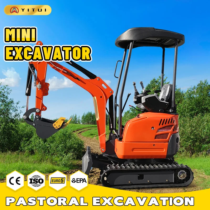 EPA Kubota 2.6–3 Ton Mini Bagger Excavator – Customizable Digger with Powerful Performance & Satisfactory Service