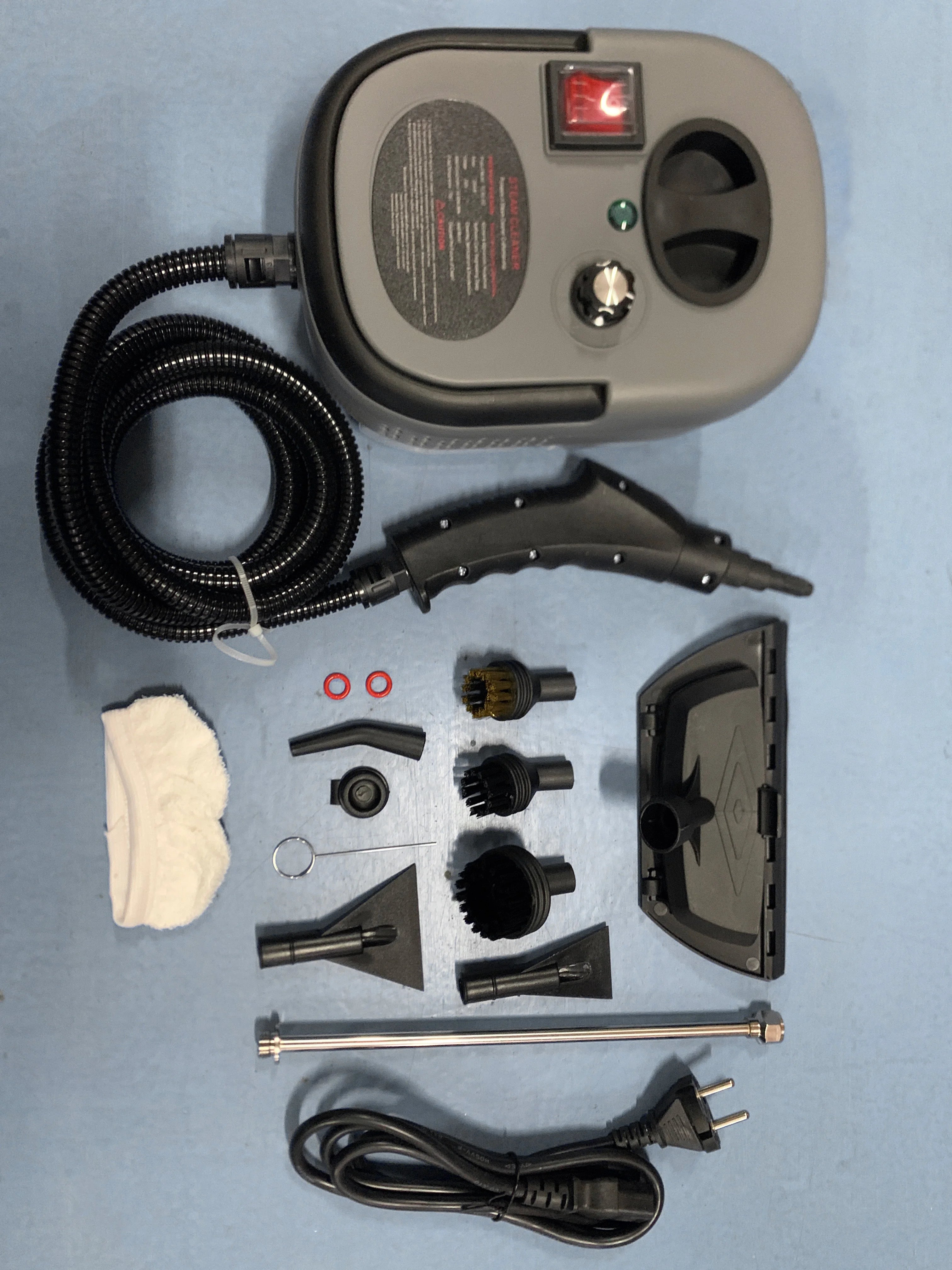 2500W High and Temperature Handheld Steam Cleaner - Multi-Purpose Steam Cleaning Machine for Air Conditioners, Kitchen Hoods, Cars, Floors, and More