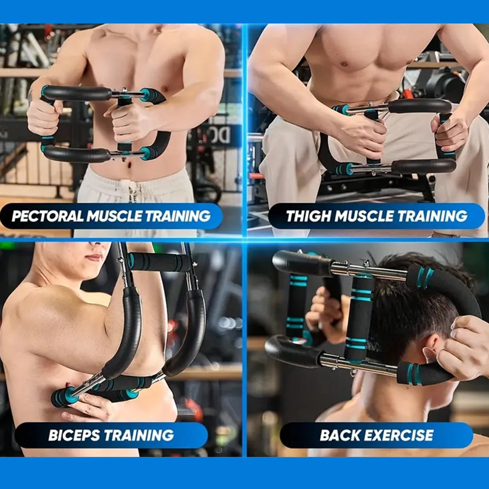 40kg U-Shape Hand Gripper Strengths Twister Arm Trainer Power Twister Bar Fitness Equipment for Men and Women Home Workout